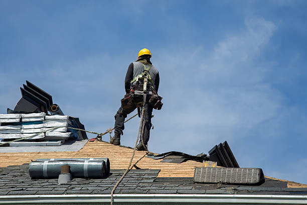 Professional Roofing technician working in Saukville, WI